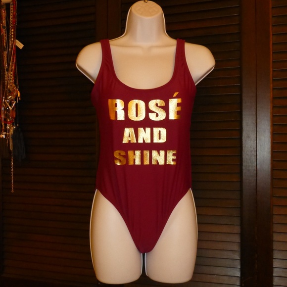 CALIFORNIA SUNSHINE Rose & Shine Swimsuit, M, Nwt - Picture 11 of 11